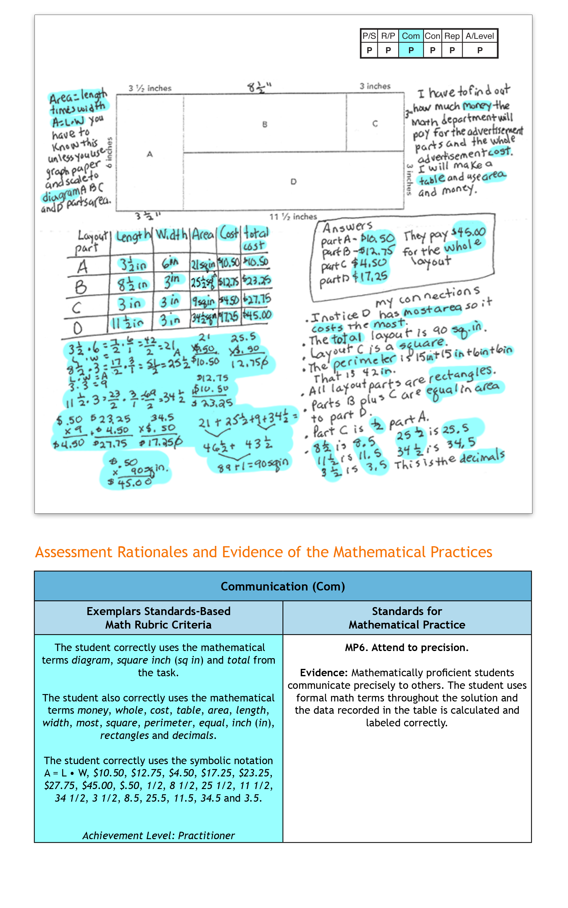 Supporting The Standards For Mathematical Practice With Exemplars
