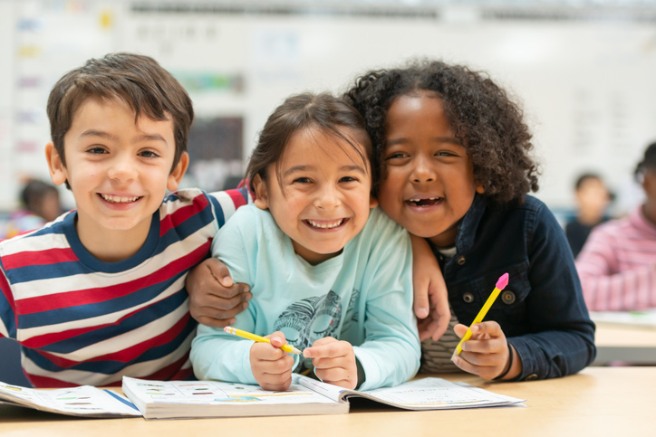 students smiling