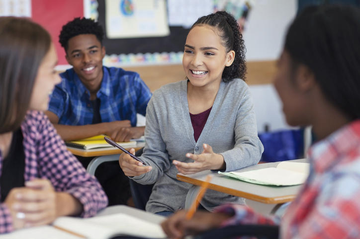 Students in classroom