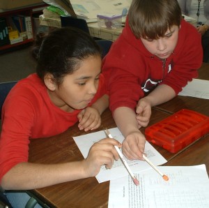 students working on exemplars